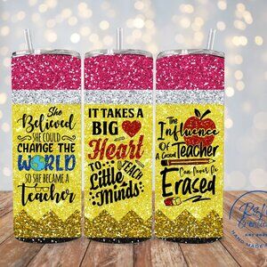 Teacher Tumbler, Personalized Teacher Gift, 20oz Teacher Cup, Teacher Coffee Cup